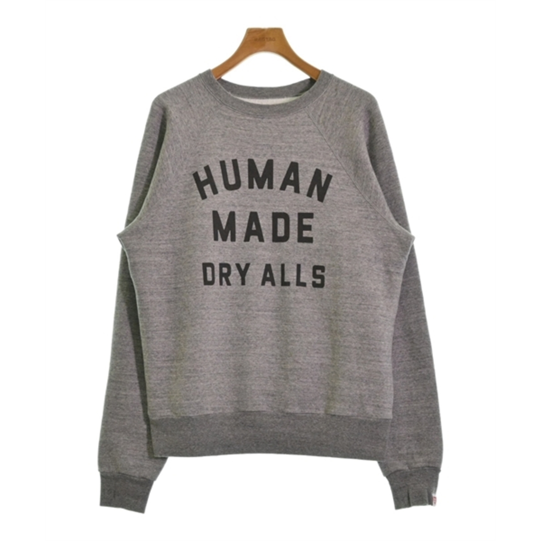 HUMAN MADE(ヒューマンメイド)のHUMAN MADE ヒューマンメイド スウェット L グレー 【古着】【中古】 メンズのトップス(スウェット)の商品写真