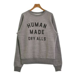 ヒューマンメイド(HUMAN MADE)のHUMAN MADE ヒューマンメイド スウェット L グレー 【古着】【中古】(スウェット)