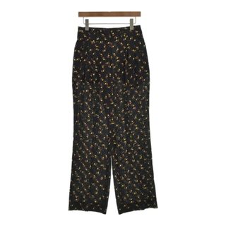 エトロ(ETRO)のETRO エトロ パンツ（その他） 40(M位) 黒x黄xオレンジ(総柄) 【古着】【中古】(その他)