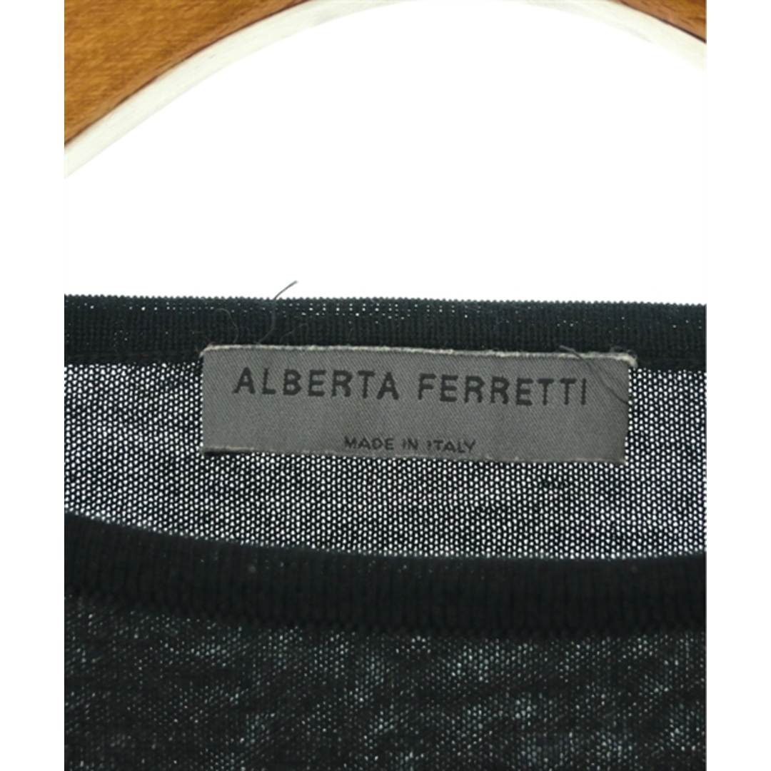 ALBERTA FERRETTI(アルベルタフェレッティ)のAlberta Ferretti ニット・セーター -(S位) 黒 【古着】【中古】 レディースのトップス(ニット/セーター)の商品写真