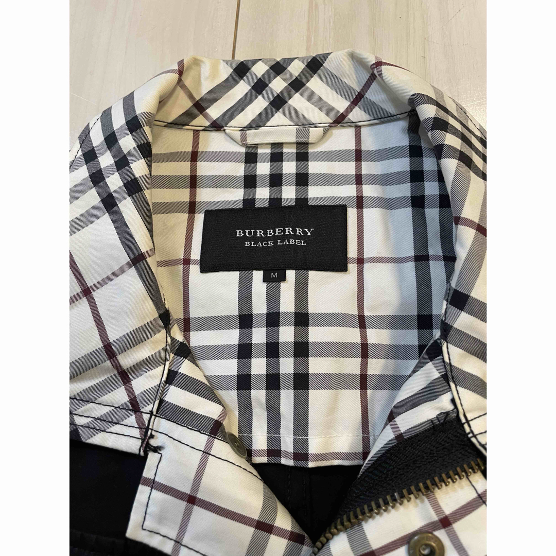 BURBERRY BLACK LABEL(バーバリーブラックレーベル)の大人気 バーバリー ロゴ チェック ジャケット メンズのジャケット/アウター(ブルゾン)の商品写真