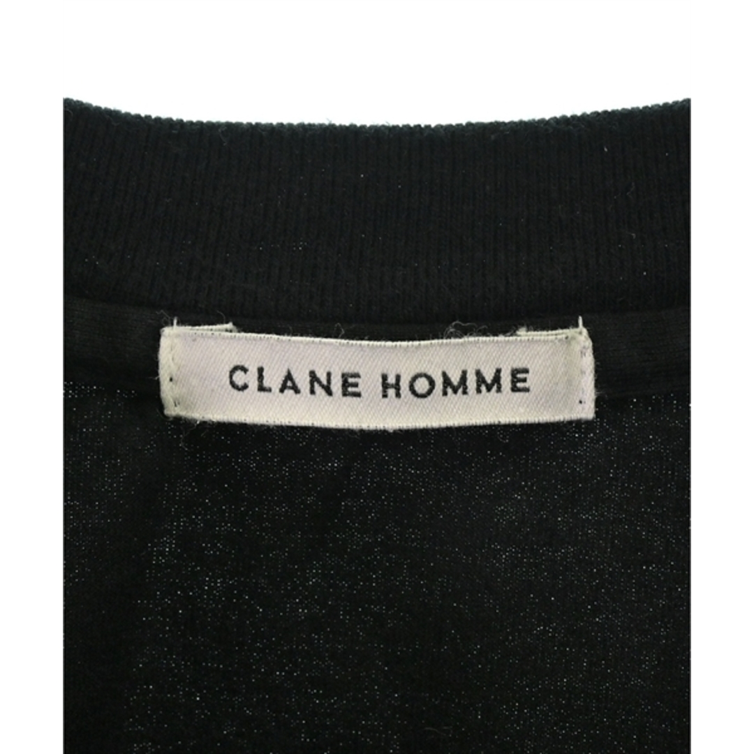 CLANE HOMME(クラネオム)のCLANE HOMME クラネオム Tシャツ・カットソー F 黒 【古着】【中古】 メンズのトップス(Tシャツ/カットソー(半袖/袖なし))の商品写真