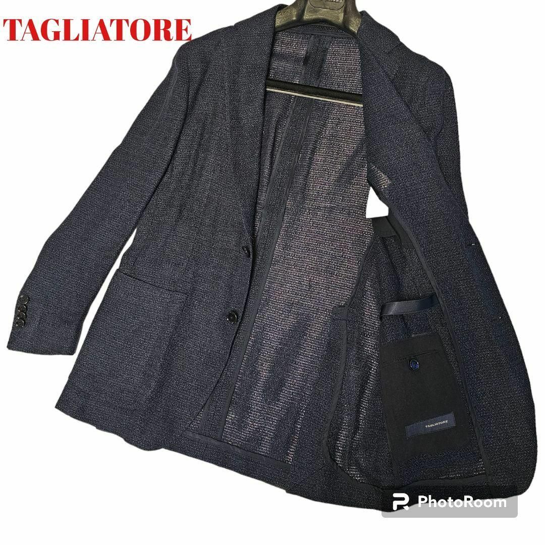 TAGLIATORE(タリアトーレ)のTAGLIATORE テーラードジャケット　44R　 ネイビー　DAKAR メンズのジャケット/アウター(テーラードジャケット)の商品写真