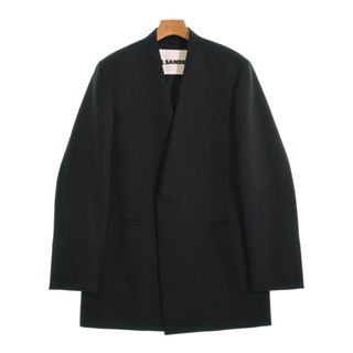 JIL SANDER ジルサンダー カジュアルジャケット 46(M位) 黒 【古着】【中古】