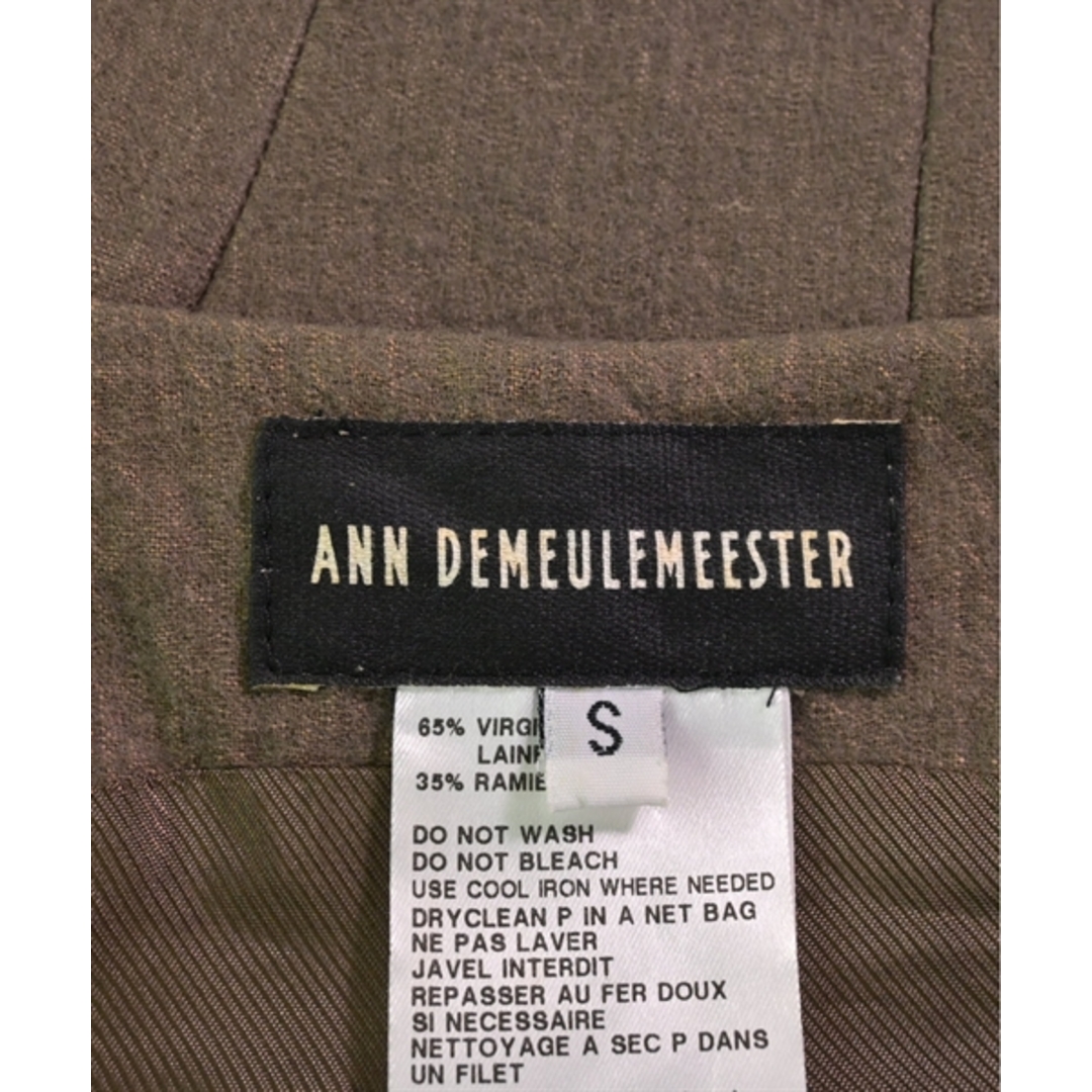 Ann Demeulemeester(アンドゥムルメステール)のANN DEMEULEMEESTER カジュアルシャツ S 茶 【古着】【中古】 メンズのトップス(シャツ)の商品写真