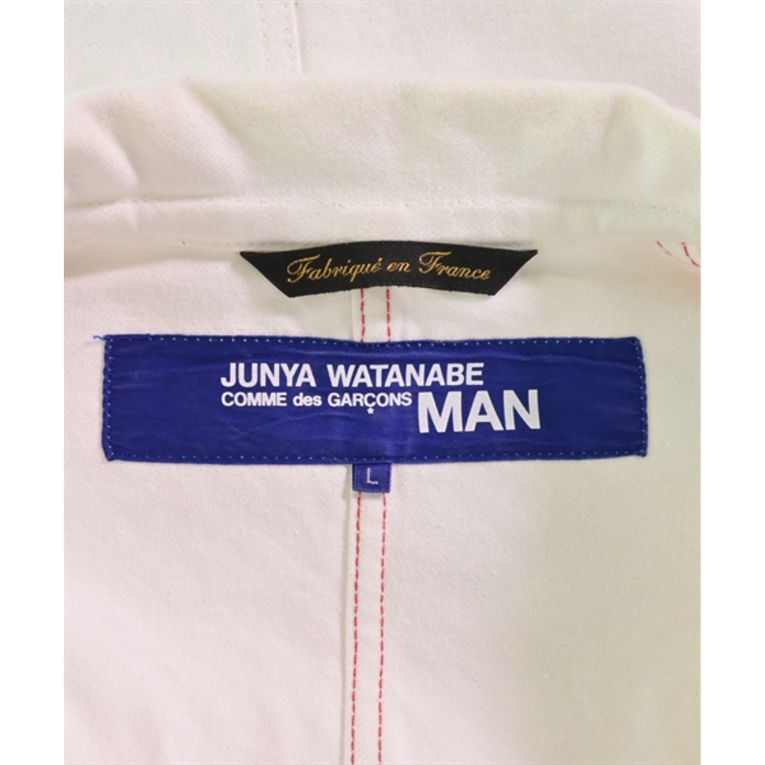 JUNYA WATANABE MAN(ジュンヤワタナベマン)のJUNYA WATANABE MAN ジュンヤワタナベマン カバーオール L 白 【古着】【中古】 メンズのジャケット/アウター(カバーオール)の商品写真