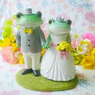 コポー　ミドルカップル　結婚　洋装 (置物)