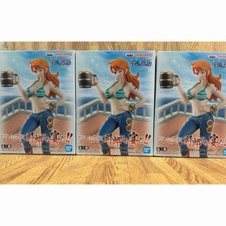 バンプレスト(BANPRESTO)の【新品・未開封】ワンピース 野郎ども宴だ！！-NAMI- 3体(アニメ/ゲーム)