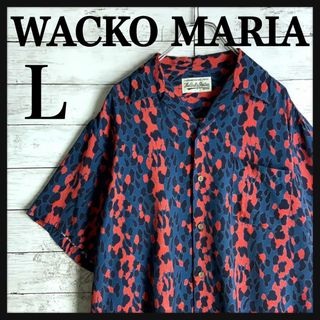 ワコマリア(WACKO MARIA)の9141【即完売モデル】ワコマリア☆人気Lサイズ総柄デザインシャツ　美品(シャツ)