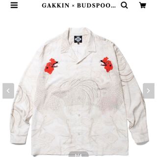 ワコマリア(WACKO MARIA)のGAKKIN × BUDSPOOL 渦軍鶏 L/S HAWAIIAN SHIRT(シャツ)