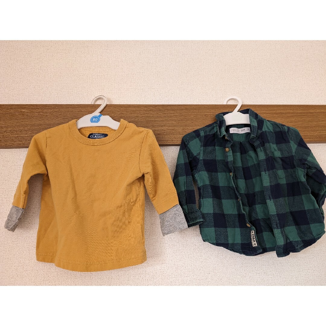 ZARA KIDS(ザラキッズ)の長袖　トップス キッズ/ベビー/マタニティのベビー服(~85cm)(シャツ/カットソー)の商品写真