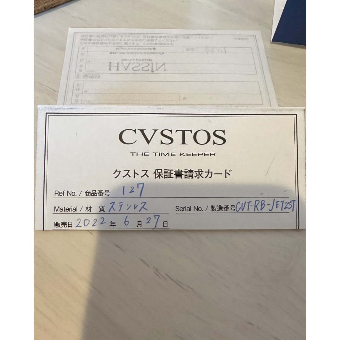 CVSTOS(クストス)のCVSTOS CHLLENG II JETLINER MINI メンズの時計(腕時計(アナログ))の商品写真