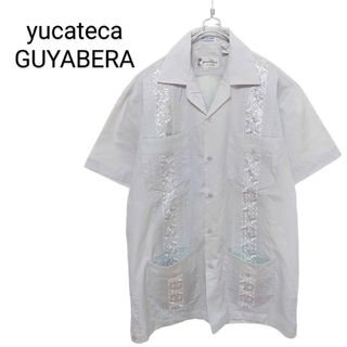 ヴィンテージ(VINTAGE)の【yucateca GUYABERA】刺繍入り 開襟キューバシャツ A-1815(シャツ)