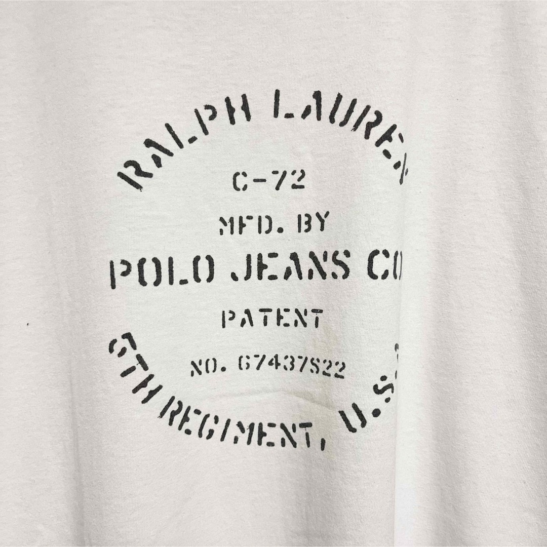 Ralph Lauren(ラルフローレン)のラルフローレン  RalphLauren POLO ポロ　長袖　ロンT 白　L メンズのトップス(Tシャツ/カットソー(七分/長袖))の商品写真