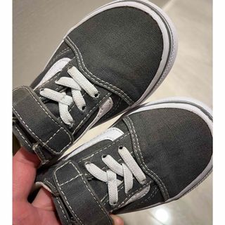 ヴァンズ(VANS)の【VANS】グレー/キッズ16㎝(スニーカー)