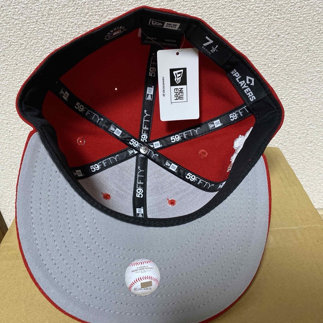 NEW ERA(ニューエラー)の大谷翔平　MVP &ホームラン王記念キャップ スポーツ/アウトドアの野球(記念品/関連グッズ)の商品写真