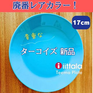 イッタラ(iittala)の【廃番レアカラー！】新品　イッタラ　ティーマ　ターコイズ　17センチ　Ａ(食器)