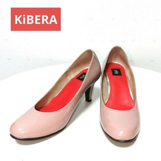 ✨KiBERA★レディース★エナメル★パンプス★ヒール★size22.5(ハイヒール/パンプス)