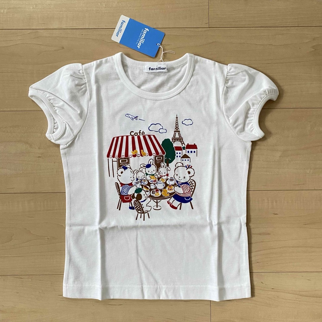 familiar(ファミリア)の新品 familiar おはなしTシャツ 120 キッズ/ベビー/マタニティのキッズ服女の子用(90cm~)(Tシャツ/カットソー)の商品写真