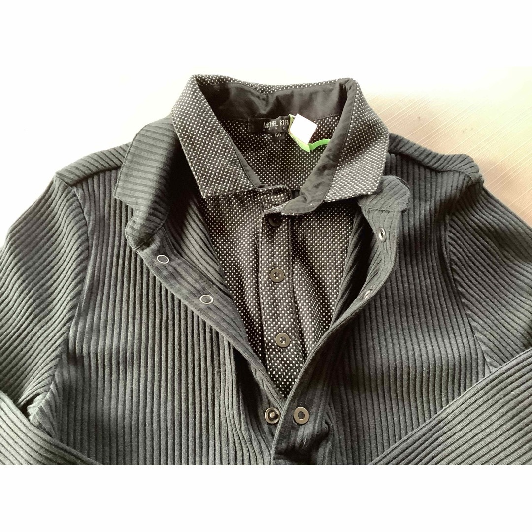 MICHEL KLEIN HOMME(ミッシェルクランオム)の☆MK HOMME トップス　ブラック☆ミッシェルクランオム　 メンズのトップス(Tシャツ/カットソー(七分/長袖))の商品写真