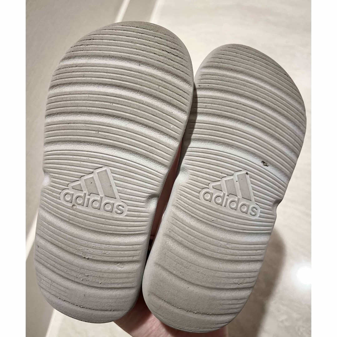adidas(アディダス)の【adidas】キッズ/ピンク/15㎝ キッズ/ベビー/マタニティのキッズ靴/シューズ(15cm~)(スニーカー)の商品写真