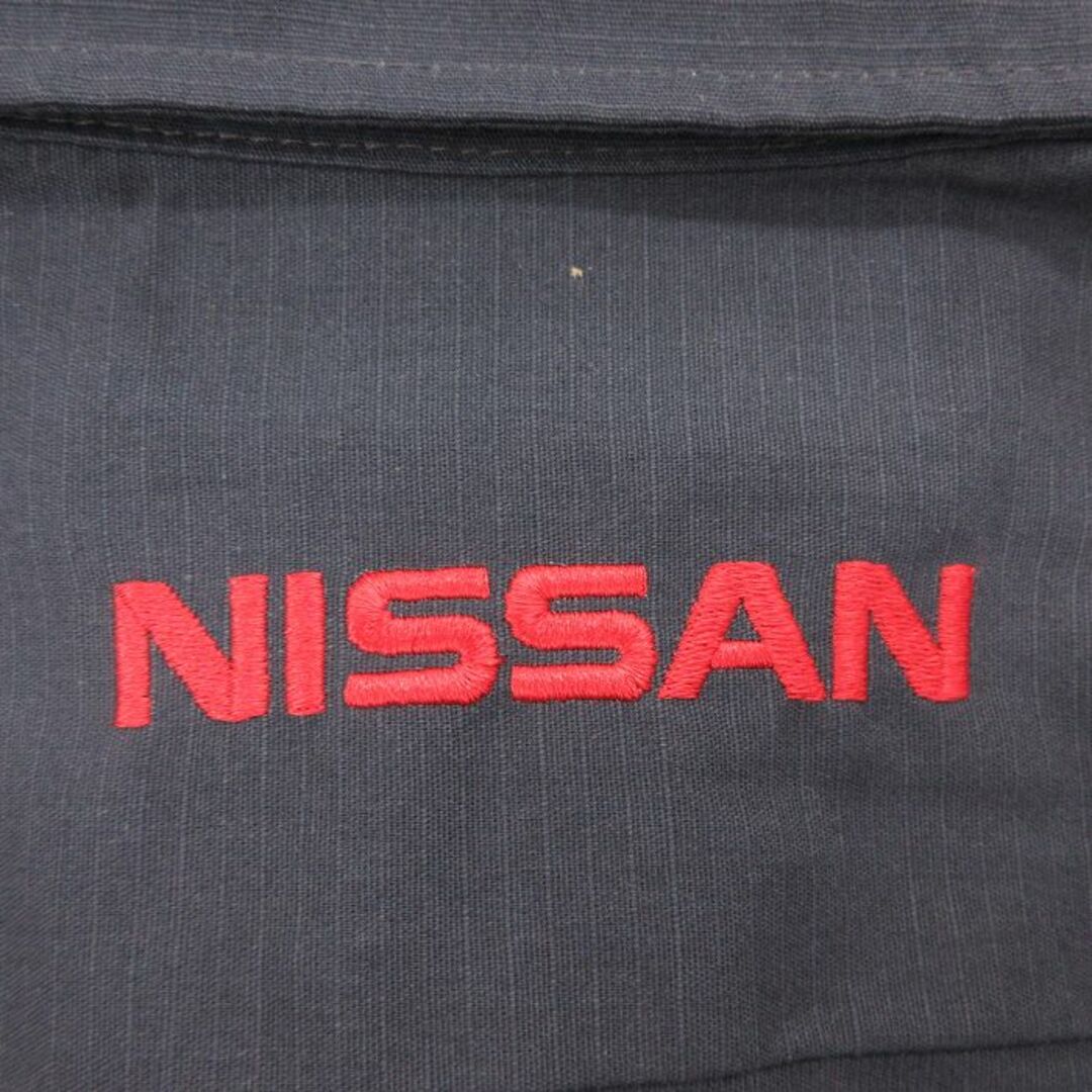 RED KAP(レッドキャップ)のL★古着 レッドキャップ 半袖 ワーク シャツ メンズ 日産 NISSAN リップストップ グレー 24apr03 中古 トップス メンズのトップス(シャツ)の商品写真