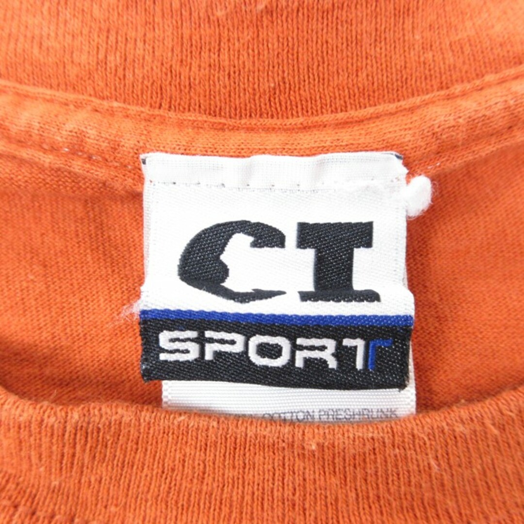 XL★古着 半袖 Tシャツ メンズ CAMEX 大きいサイズ コットン クルーネック オレンジ 24apr03 中古 メンズのトップス(Tシャツ/カットソー(半袖/袖なし))の商品写真