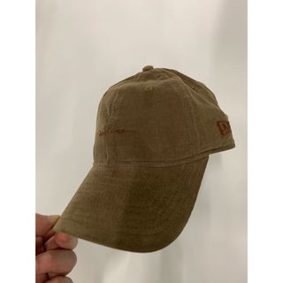 ニューエラー(NEW ERA)のニューエラ  マイクロコーデュロイ　手書き風ロゴ　9THIRTY キャップ(キャップ)