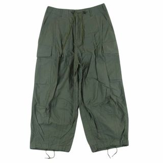 ニードルス(Needles)のNeedles ニードルス HM222 H.D. Pant BDU ヒザデル カーゴ パンツ コットン 日本製 カーキ系 S【中古】(その他)