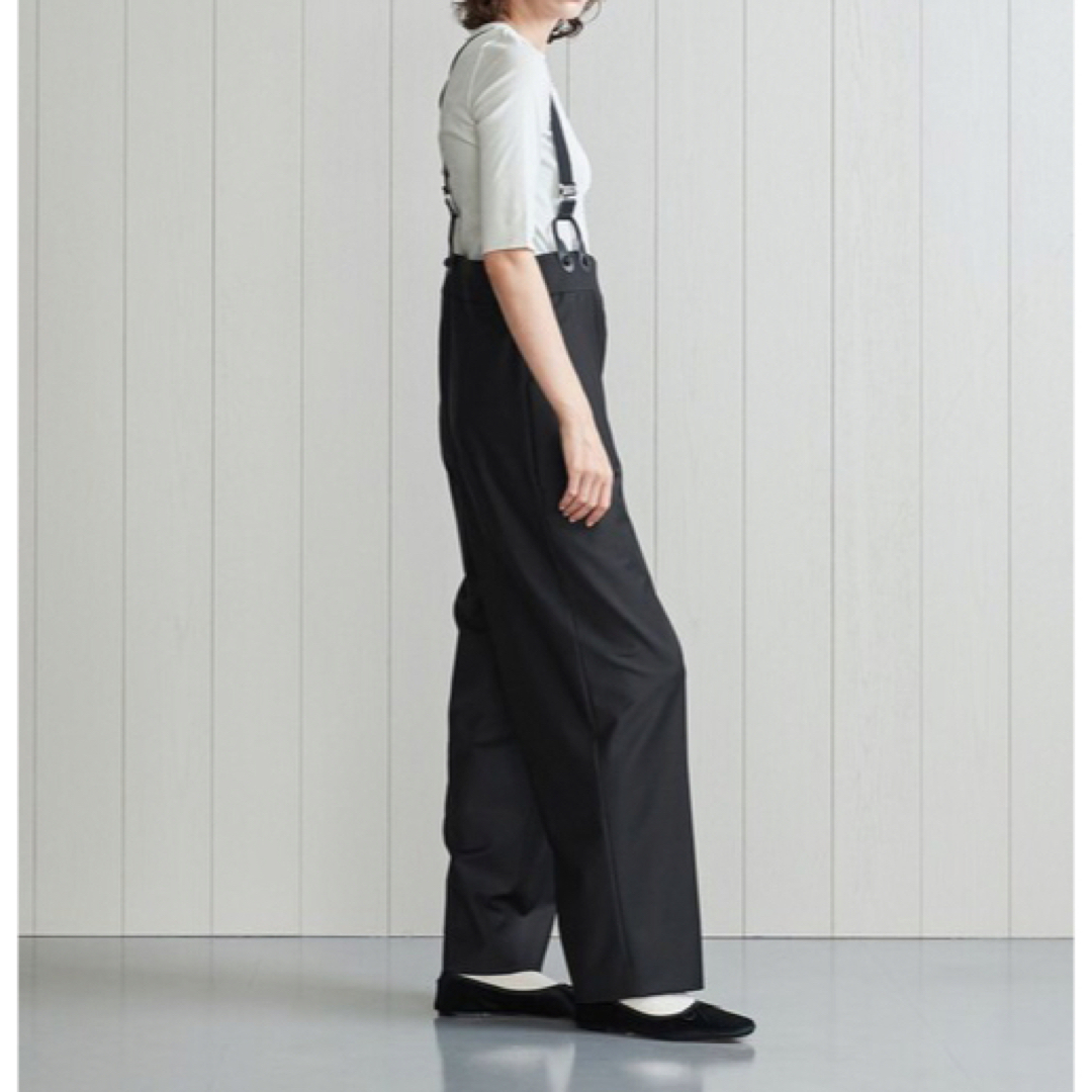 H Beauty&Youth トロピカルハイウエストサスペンダーパンツ H Beauty&Youth トロピカルハイウエストサスペンダーパンツ