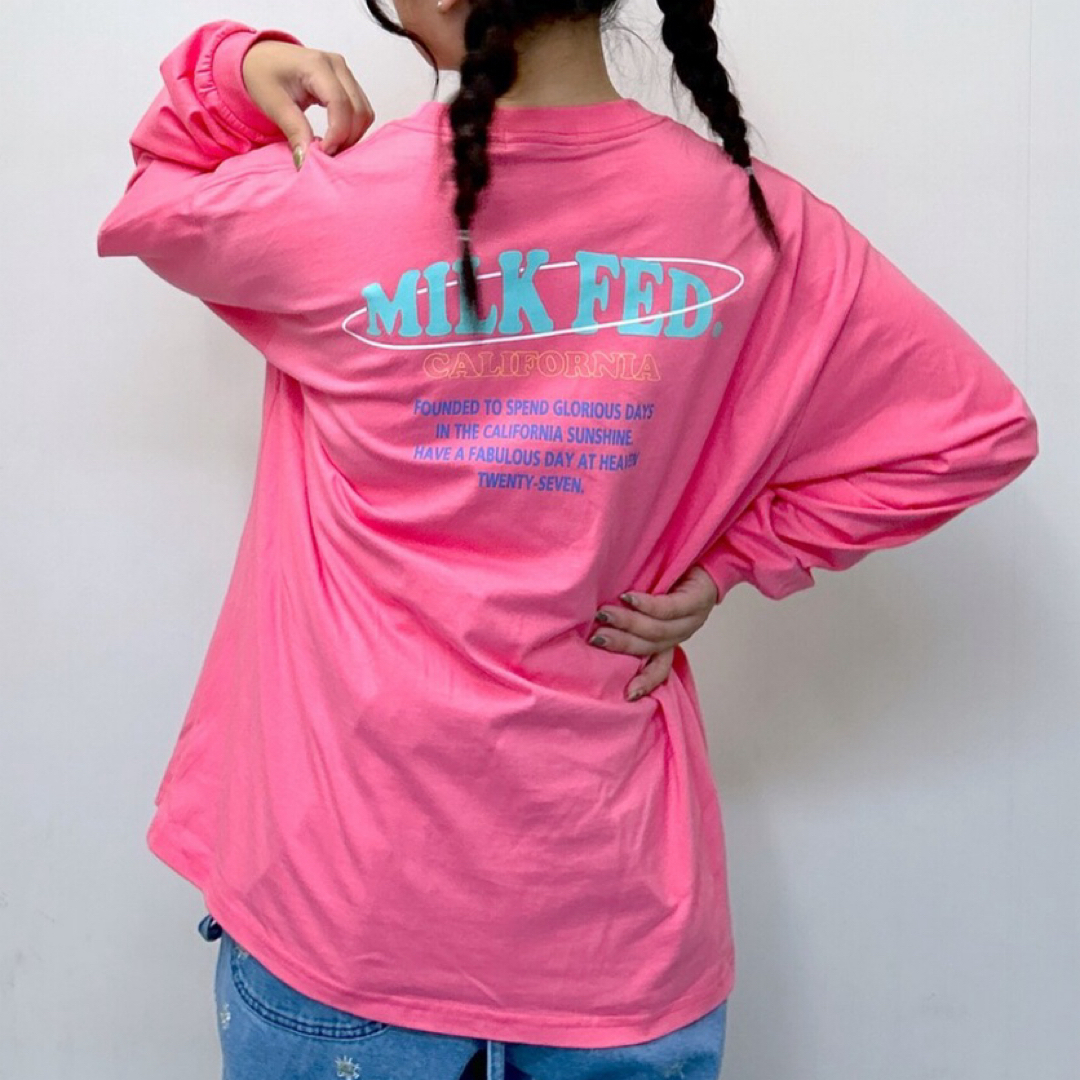 MILKFED.(ミルクフェド)の新品タグ付き　MILKFED.カットソー レディースのトップス(Tシャツ(長袖/七分))の商品写真