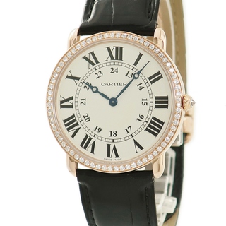 カルティエ(Cartier)のカルティエ  ロンド ルイ カルティエ LM WR000651 手巻き(腕時計(アナログ))