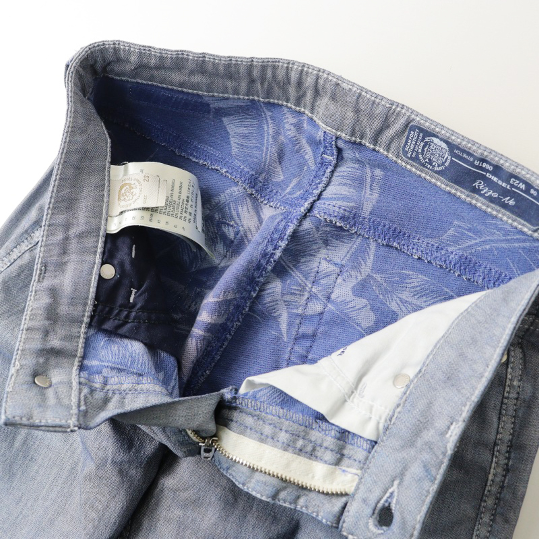 DIESEL - ディーゼル DIESEL ストレッチデニム スウェット パンツ W23 DIESEL - ディーゼル DIESEL ストレッチデニム スウェット パンツ W23