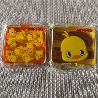 ニッシンショクヒン(日清食品)のチキンラーメン　カトラリーセット2個(キャラクターグッズ)