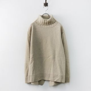 ドゥーズィエムクラス(DEUXIEME CLASSE)の定番アイテム ドゥーズィエムクラス Deuxieme Classe ウールカシミヤ JADEタートルネックニット /ベージュ セーター 【2400013795715】(ニット/セーター)