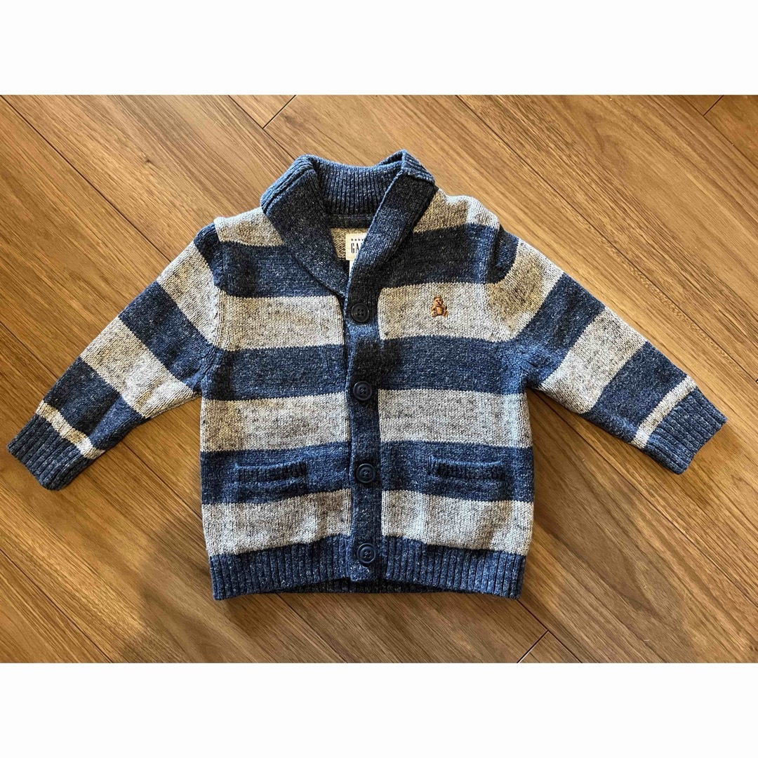 babyGAP(ベビーギャップ)のGAP ニットカーディガン　3点セット キッズ/ベビー/マタニティのベビー服(~85cm)(カーディガン/ボレロ)の商品写真