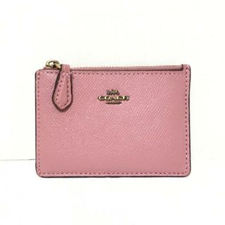 コーチ(COACH)のCOACH(コーチ) コインケース - 57841 ピンク レザー(コインケース)