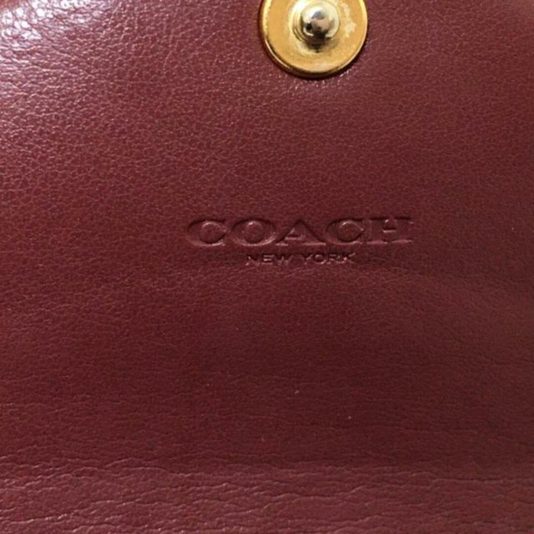 COACH(コーチ)のCOACH(コーチ) 3つ折り財布 - 31822 ピンク×ライトピンク×白 花柄 PVC(塩化ビニール) レディースのファッション小物(財布)の商品写真