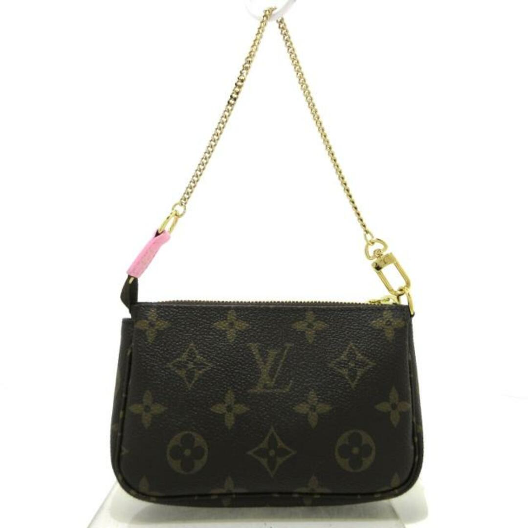 LOUIS VUITTON(ルイヴィトン)のLOUIS VUITTON(ルイヴィトン) ハンドバッグ モノグラム美品  ミニポシェットアクセソワール M82623 モノグラム×ローズ モノグラム・キャンバス レディースのバッグ(ハンドバッグ)の商品写真