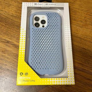 ハミィ(Hamee)のiFace X ANDMESH MESH GRIP CASE  ペールブルー(iPhoneケース)