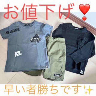 XLARGE KIDS - エクストララージキッズ　ラージ　セット売り　福袋　110 120 ハーフパンツ