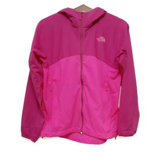 ザノースフェイス(THE NORTH FACE)のTHE NORTH FACE(ノースフェイス) ブルゾン サイズM レディース美品  - ピンク×パープル 長袖/春/秋(ブルゾン)