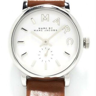 マークバイマークジェイコブス(MARC BY MARC JACOBS)のMARC BY MARC JACOBS(マークジェイコブス) 腕時計 - MBM1270 レディース 白(腕時計)