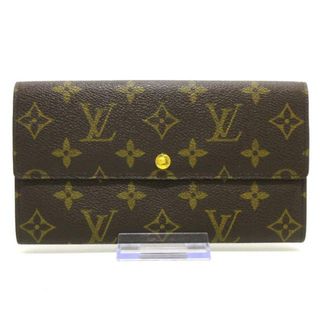 ルイヴィトン(LOUIS VUITTON)のLOUIS VUITTON(ルイヴィトン) 長財布 モノグラム ポシェット・ポルト モネ クレディ M61725 ■外側　⇒　モノグラム・キャンバス■内側　⇒　クロスグレインレザー(財布)