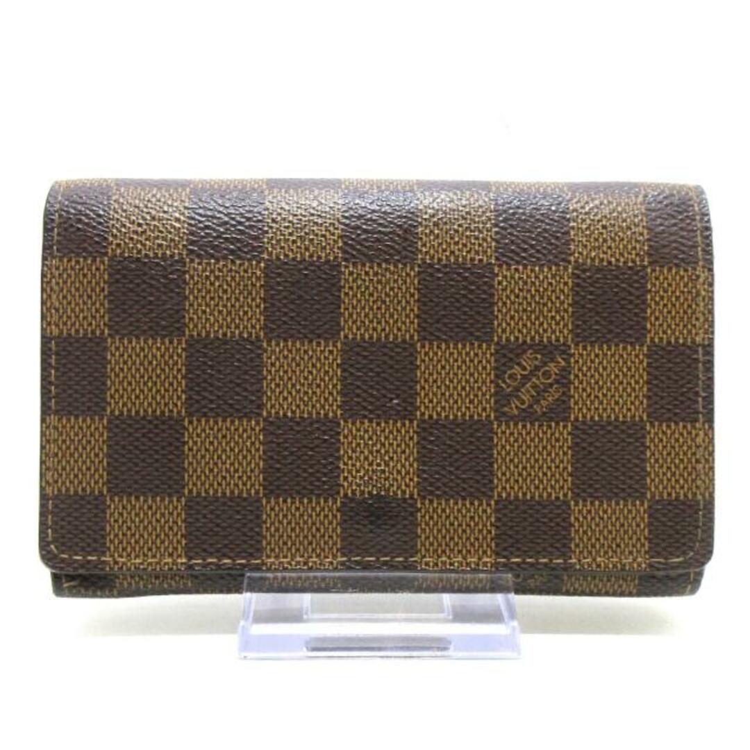 LOUIS VUITTON(ルイヴィトン)のLOUIS VUITTON(ルイヴィトン) 2つ折り財布 ダミエ ポルトフォイユ・トレゾール N61736 エベヌ ダミエ･キャンバス レディースのファッション小物(財布)の商品写真