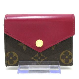 ルイヴィトン(LOUIS VUITTON)のLOUIS VUITTON(ルイヴィトン) 3つ折り財布 モノグラム ポルトフォイユゾエ M62932 フューシャ モノグラム・キャンバス、レザー（皮革の種類：牛革）(財布)