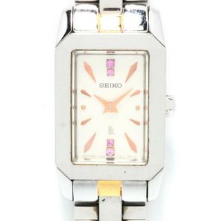 セイコー(SEIKO)のSEIKO(セイコー) 腕時計 LUKIA(ルキア) 1F20-0BW0 レディース シルバー(腕時計)