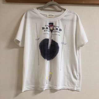 ドールアップウップス(doll up oops)のdoll up oops 半袖Tシャツ　動物柄　ホワイト(Tシャツ(半袖/袖なし))