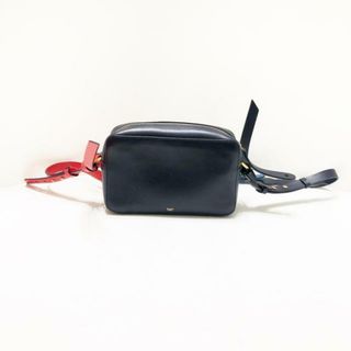 アニヤハインドマーチ(ANYA HINDMARCH)のAnya Hindmarch(アニヤハインドマーチ) ショルダーバッグ サークルミニ クロスボディ ダークネイビー×レッド×マルチ レザー(ショルダーバッグ)