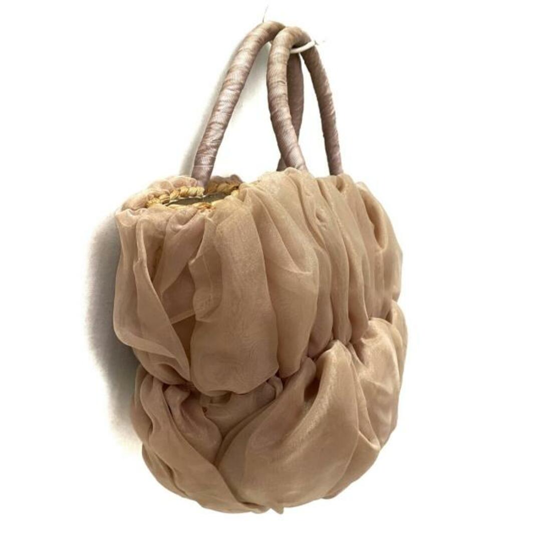 LUDLOW(ラドロー)のLUDLOW(ラドロー) トートバッグ - ベージュ かごバッグ 化学繊維×ストロー レディースのバッグ(トートバッグ)の商品写真